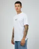 Flatline Retro Fit Tee White sold by edge clothing