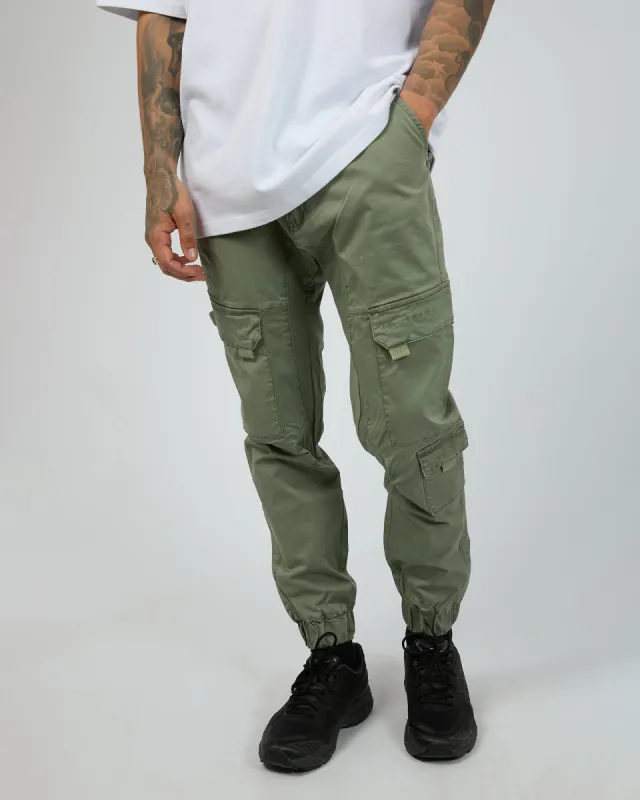 F100 Cargo Jogger Khaki sold by edge clothing