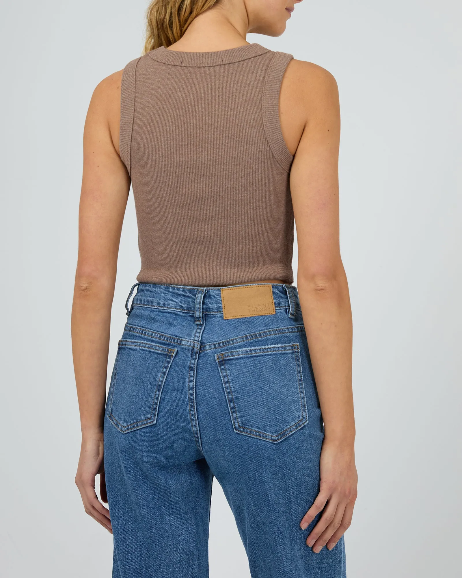 Pia Crop Tank Brown sold by edge clothing product image thumbnail 3