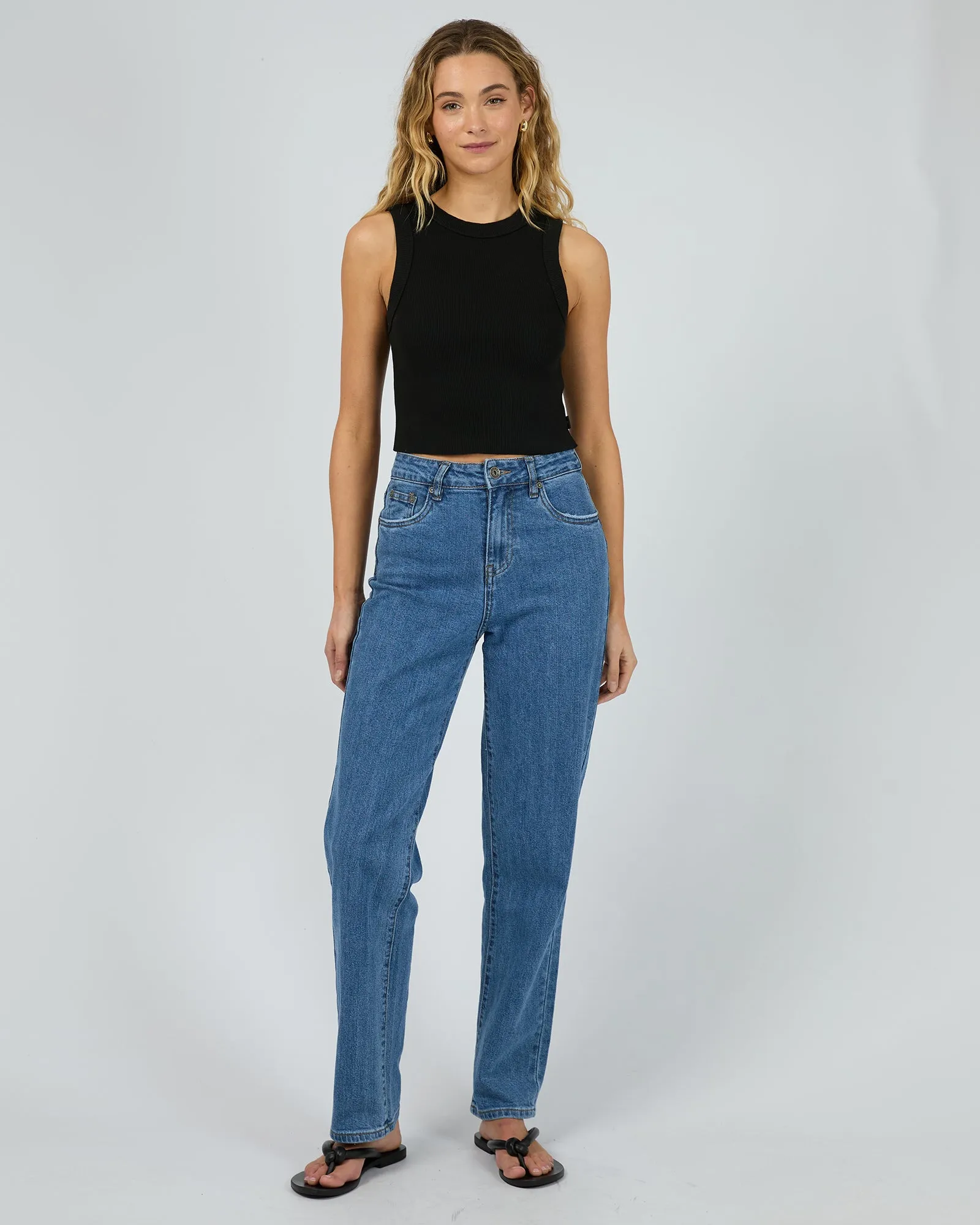 Pia Crop Tank Black sold by edge clothing product image thumbnail 2