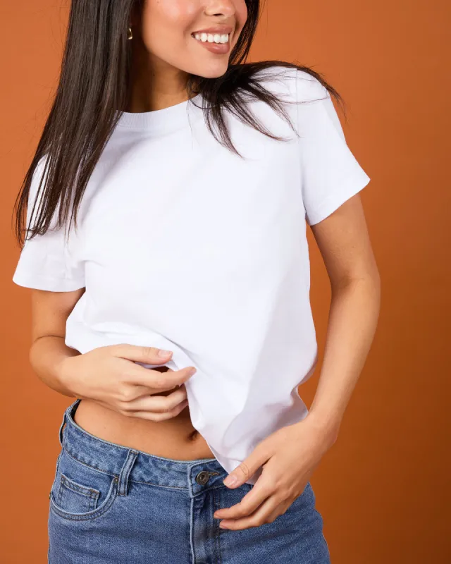 Core Everyday Tee White sold by edge clothing