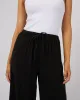 Luxe Linen Pant Black sold by edge clothing