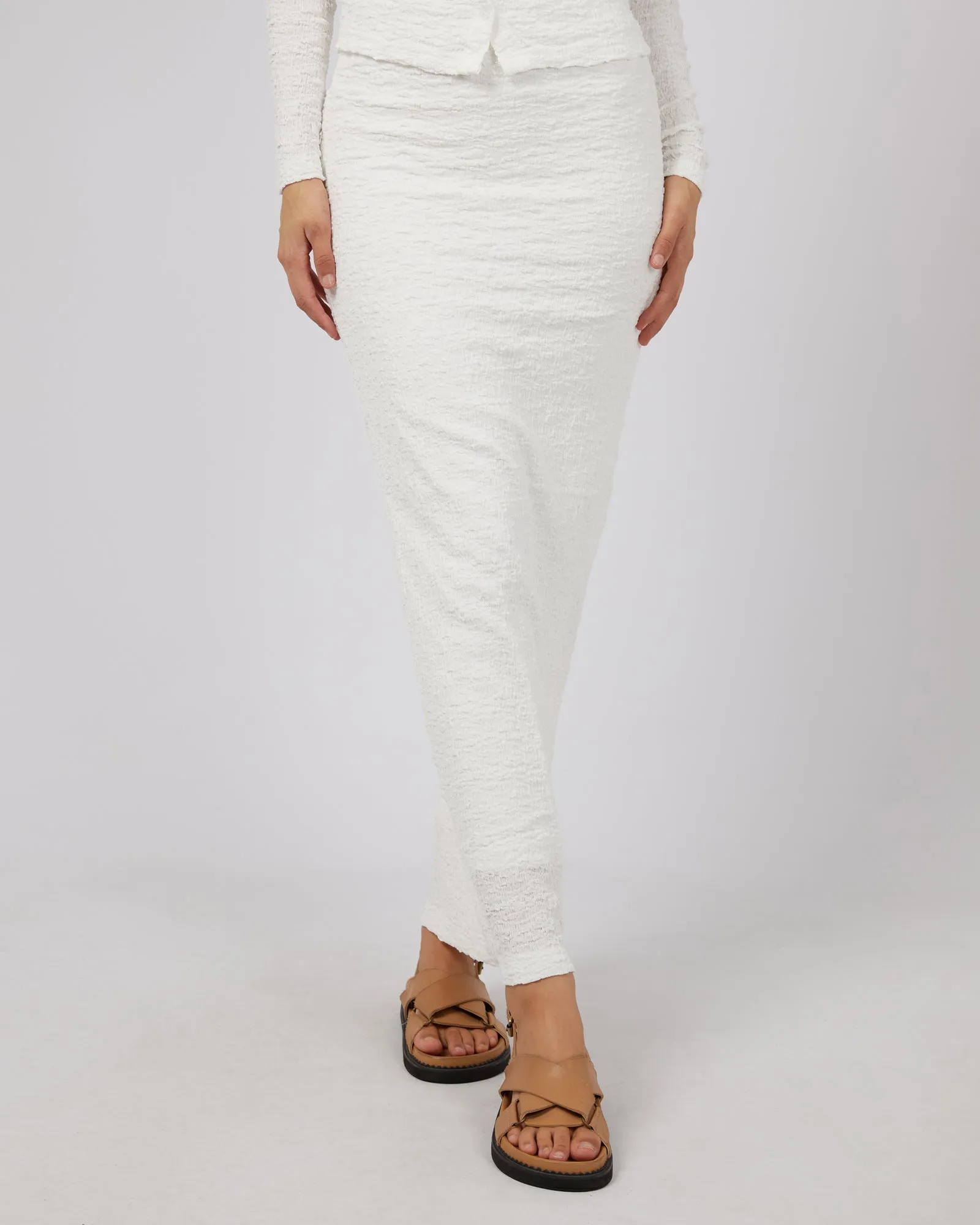 Aggy Skirt Vintage White sold by edge clothing