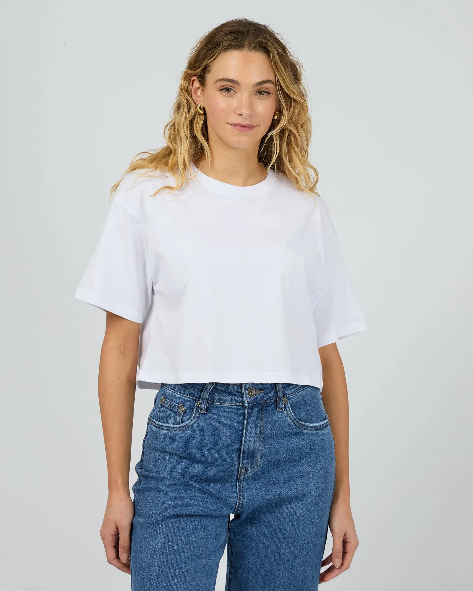 Core Crop Tee White sold by edge clothing product image thumbnail 2