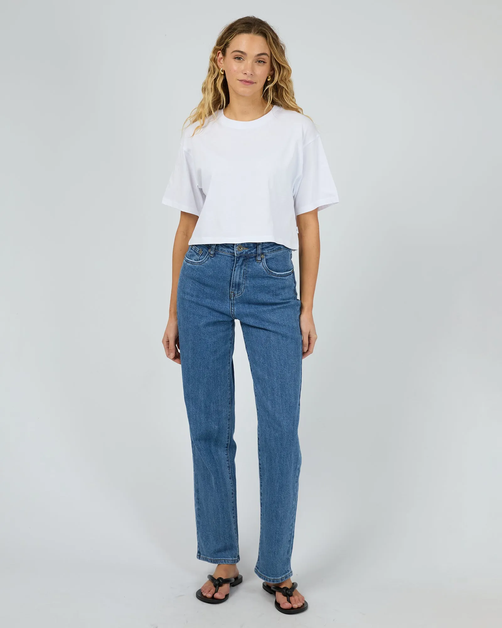 Core Crop Tee White sold by edge clothing product image thumbnail 3