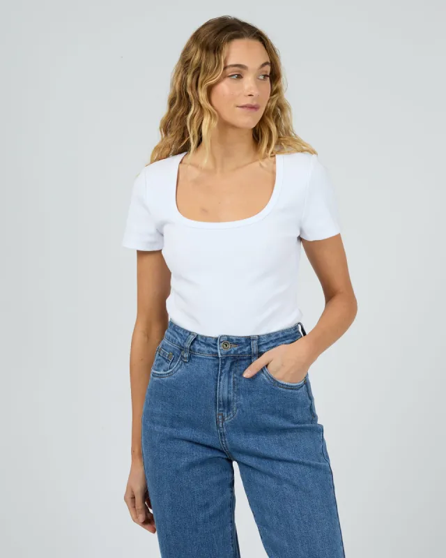 Mia Tee White sold by edge clothing