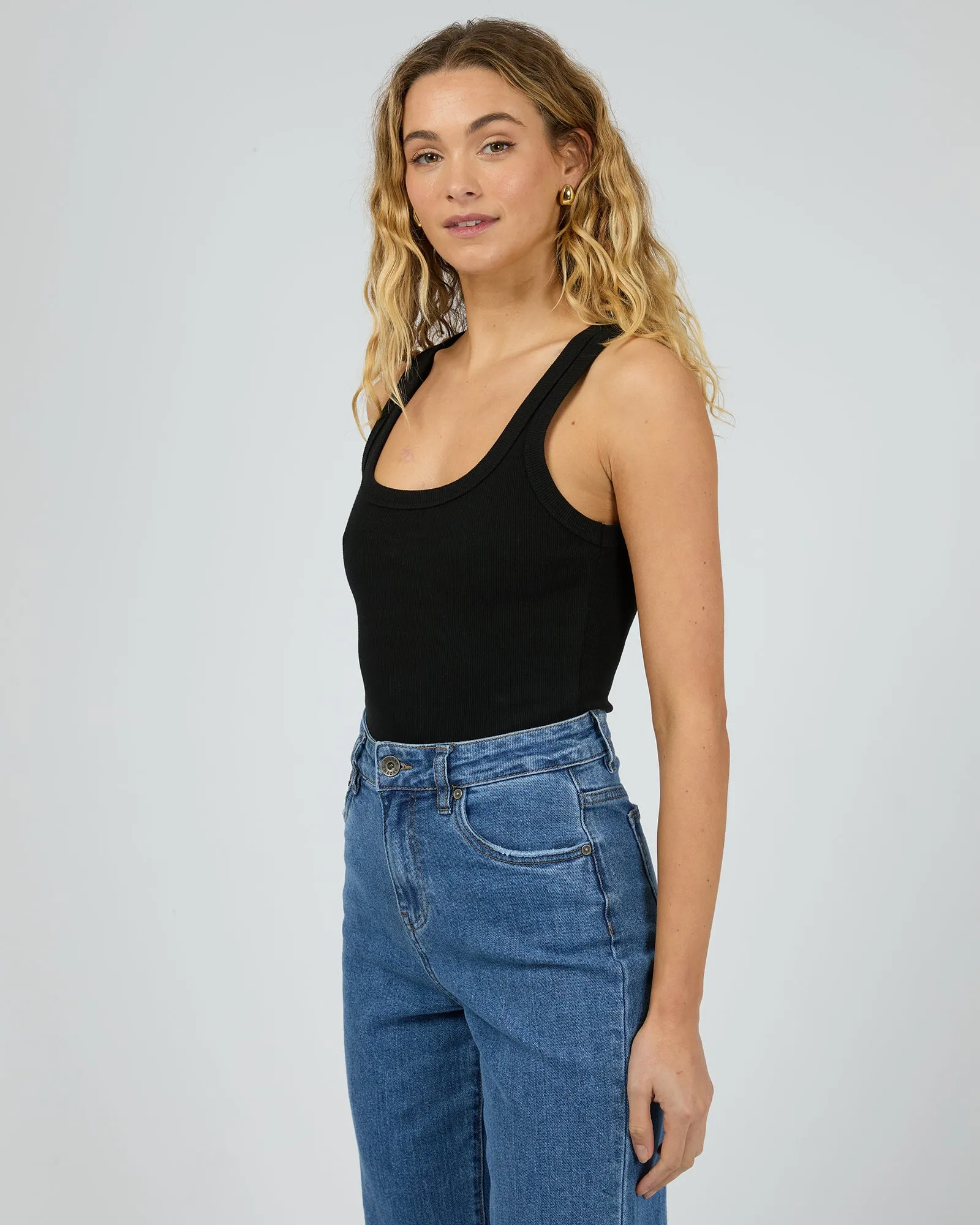 Mia Tank Black sold by edge clothing product image thumbnail 4