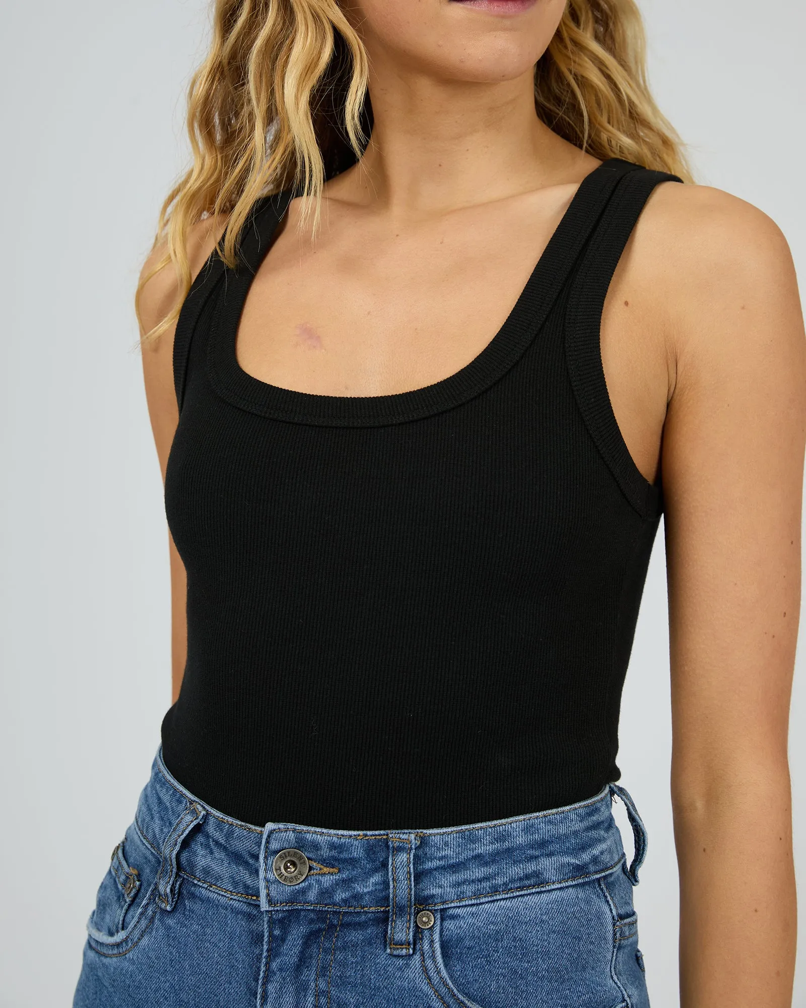 Mia Tank Black sold by edge clothing product image thumbnail 5