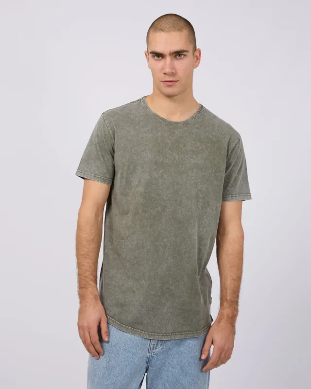 Tail Tee Khaki sold by edge clothing