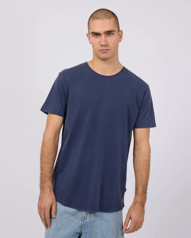 Tail Tee Navy sold by edge clothing