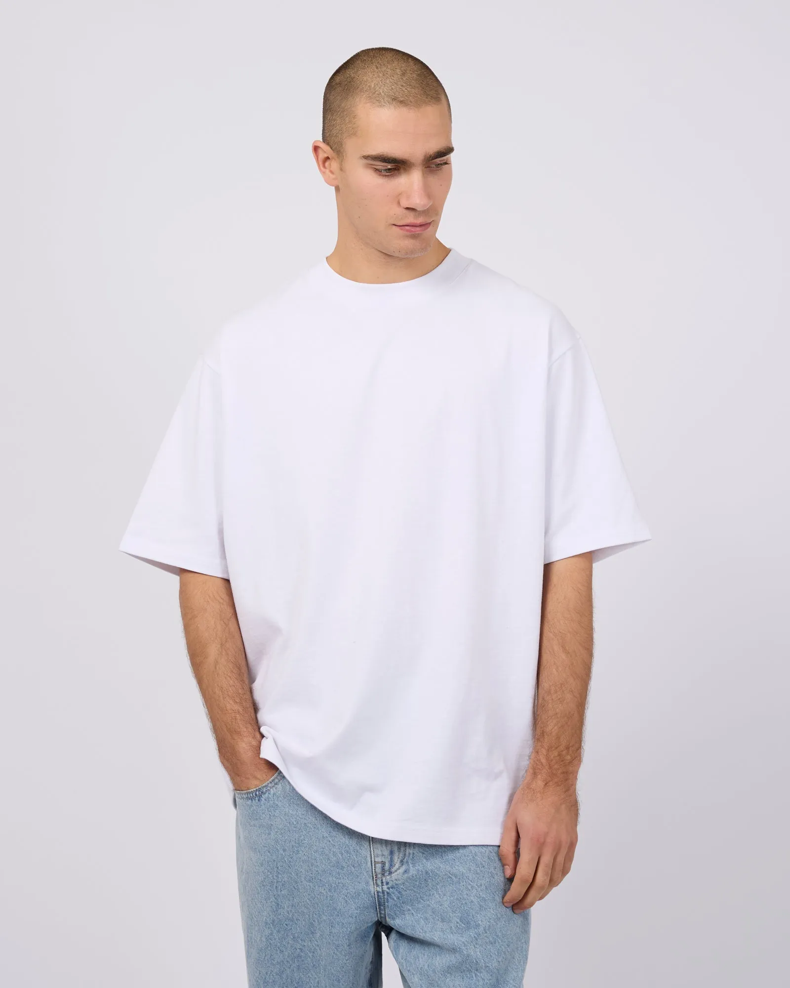 Heavy Weight Tee White sold by edge clothing