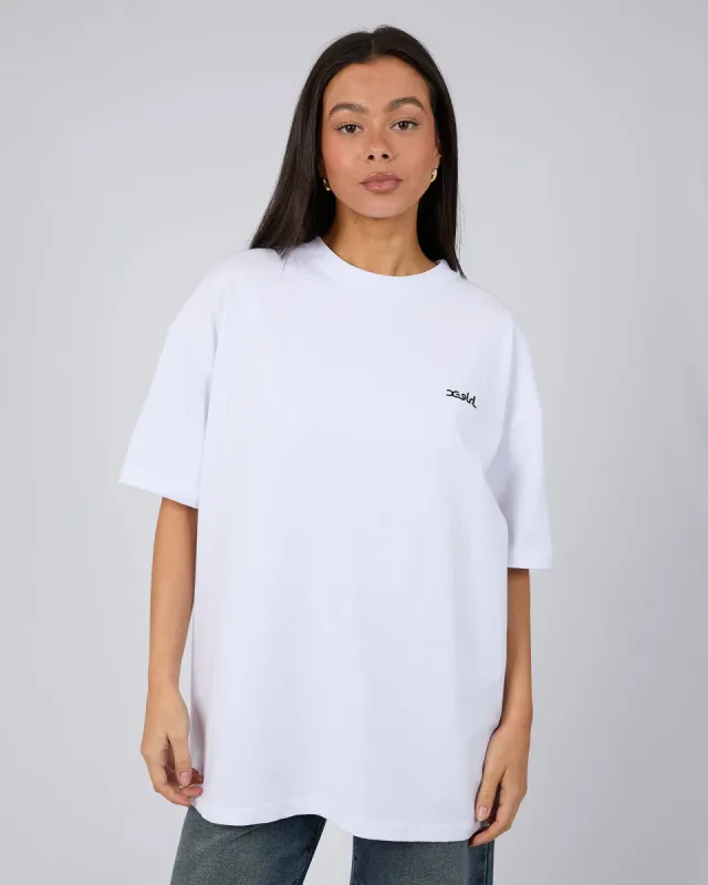 Snake Relaxed Tee White sold by edge clothing
