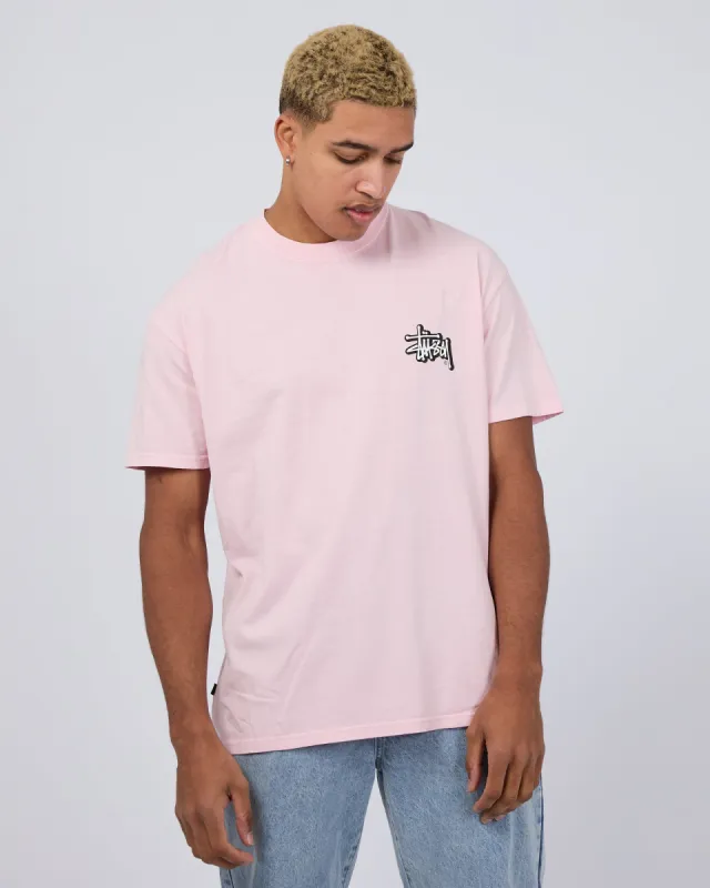 Offset Graffiti Ss Tee Pigment Pink sold by edge clothing
