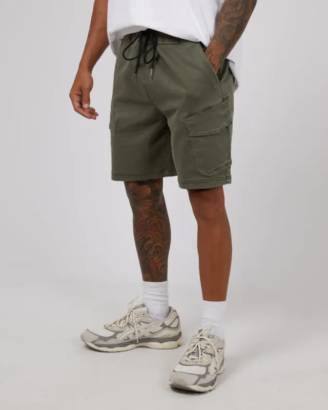 Gully Cargo Short Khaki sold by edge clothing