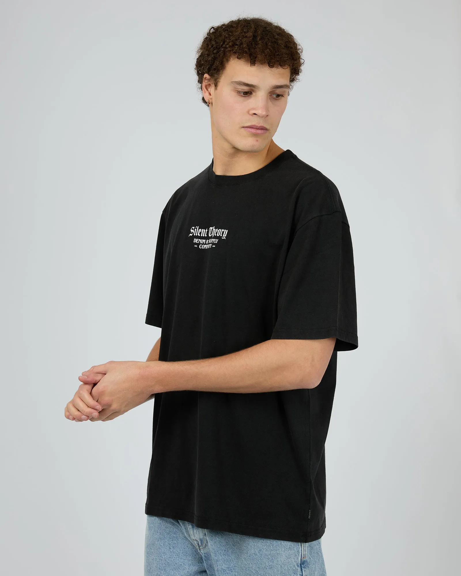 Wild Eagle Tee Washed Black sold by edge clothing product image thumbnail 4