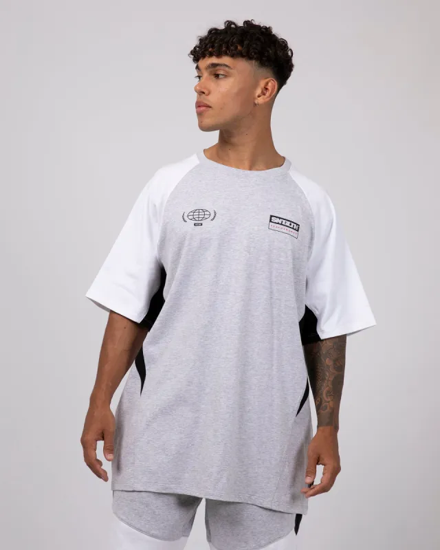 Honors Tee Grey Marle sold by edge clothing