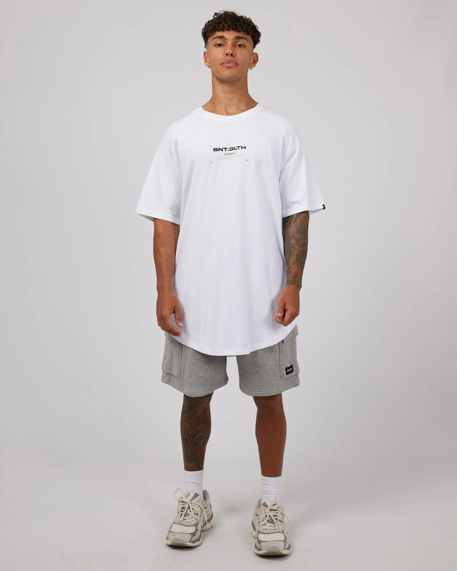 Lateral Tee White sold by edge clothing product image thumbnail 2
