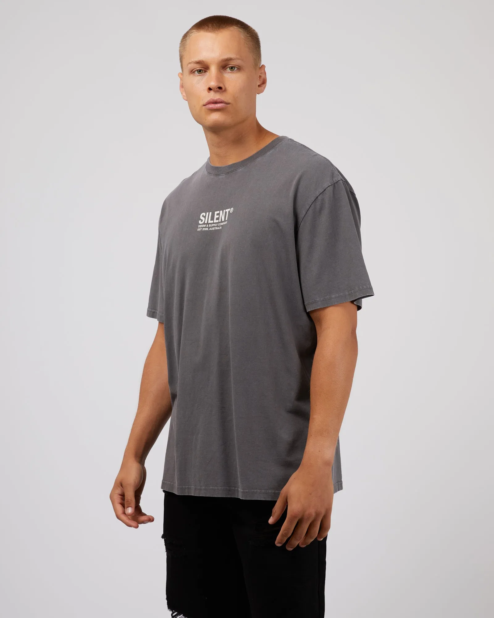 Icon Tee Charcoal sold by edge clothing product image thumbnail 4