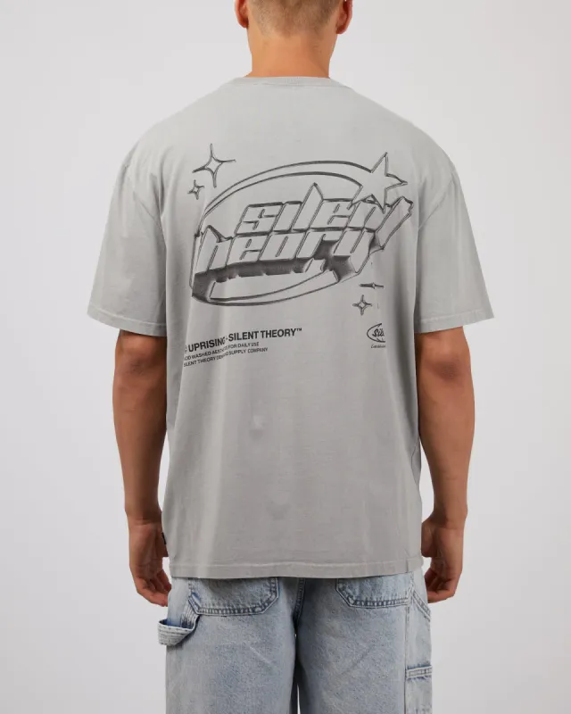 Flash Tee Grey sold by edge clothing