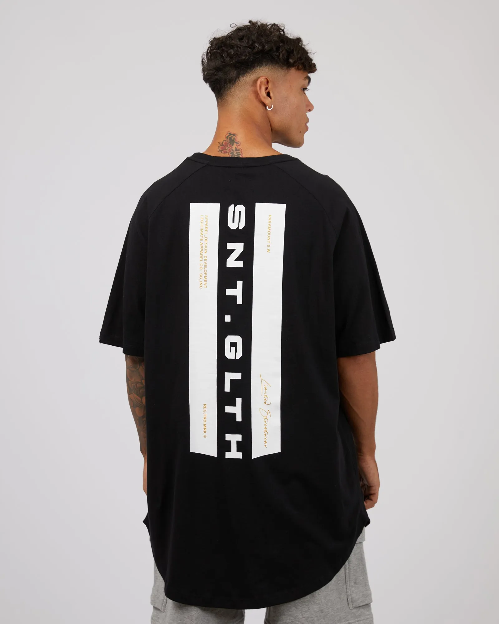 Lateral Tee Black sold by edge clothing product image thumbnail 4