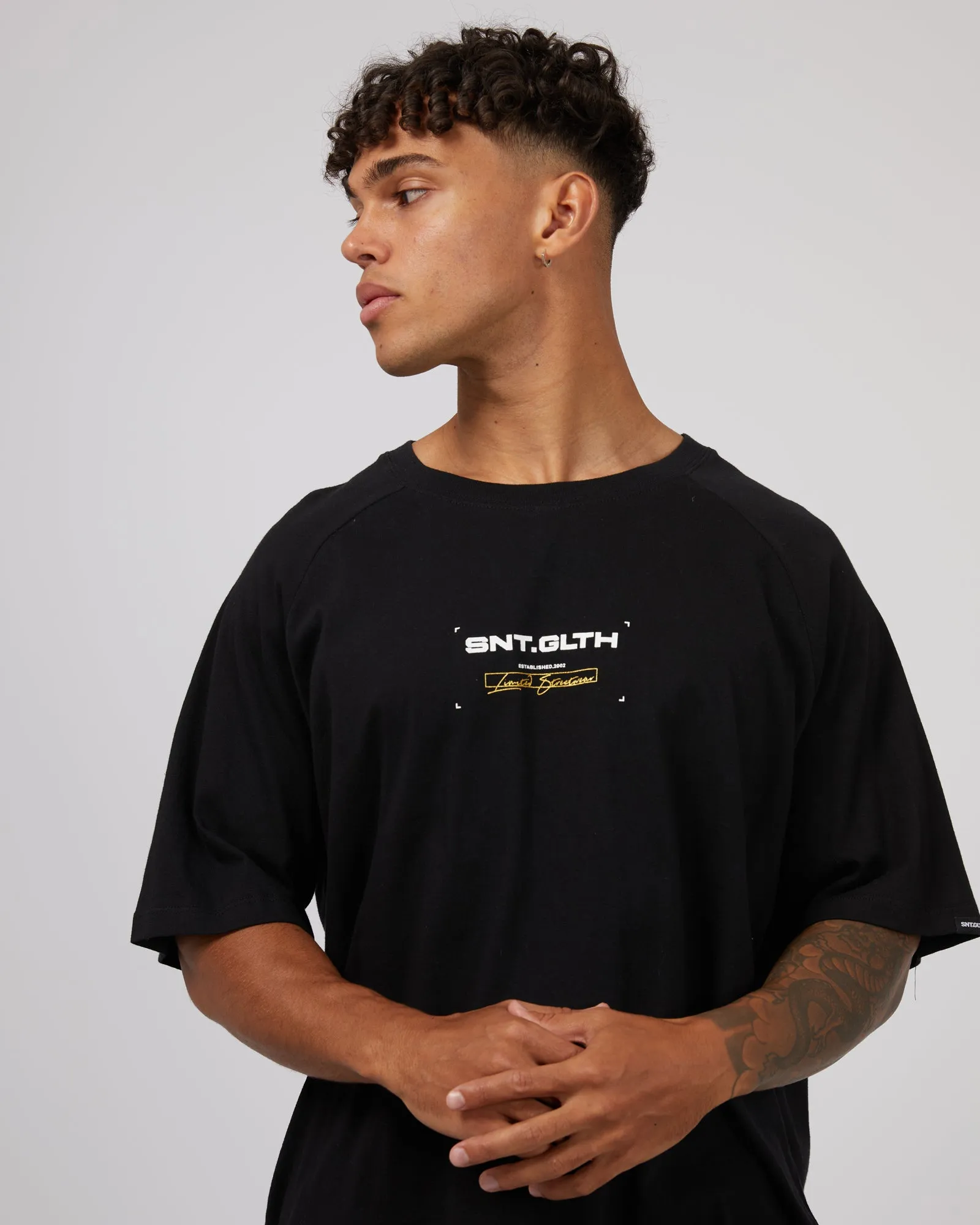 Lateral Tee Black sold by edge clothing product image thumbnail 5
