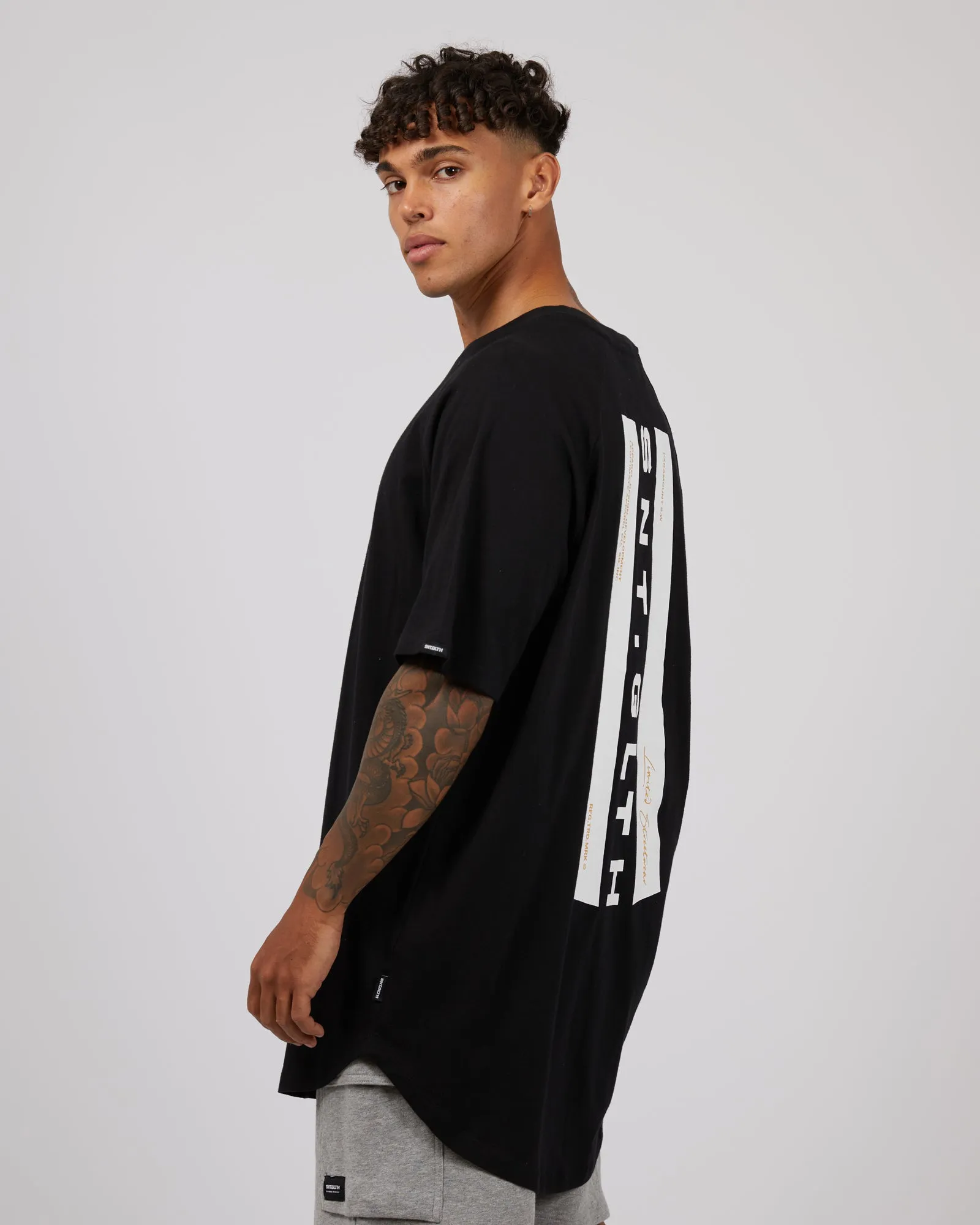 Lateral Tee Black sold by edge clothing product image thumbnail 2