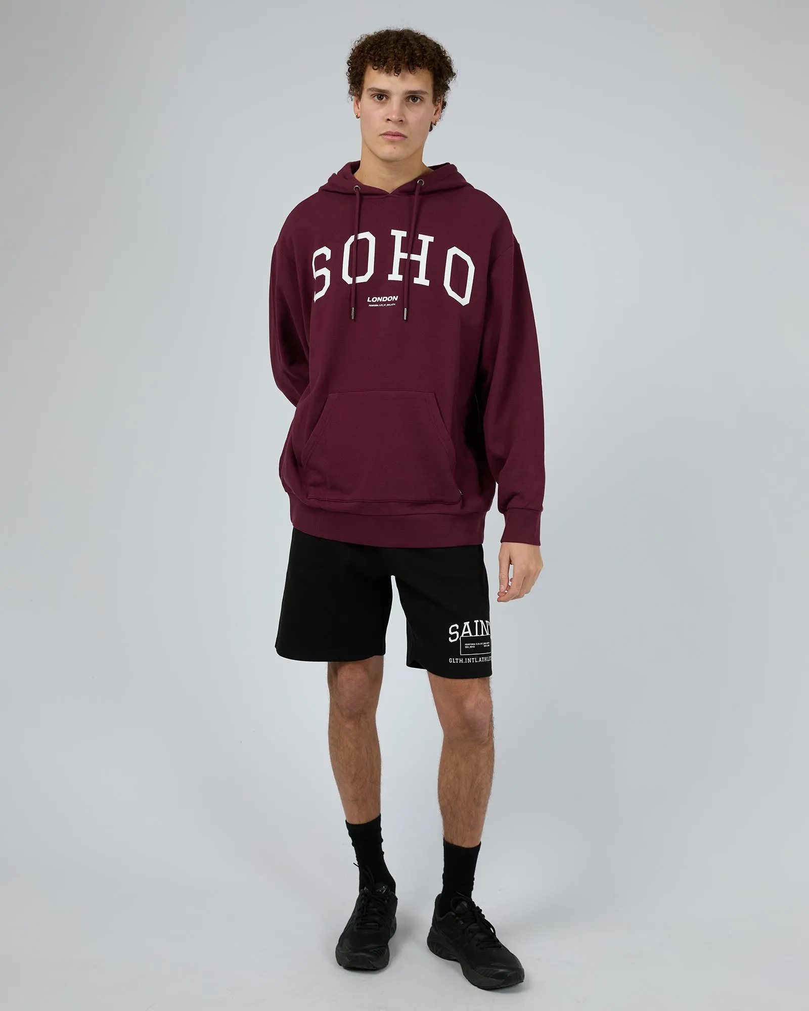 Soho Hoodie Burgundy sold by edge clothing product image thumbnail 2