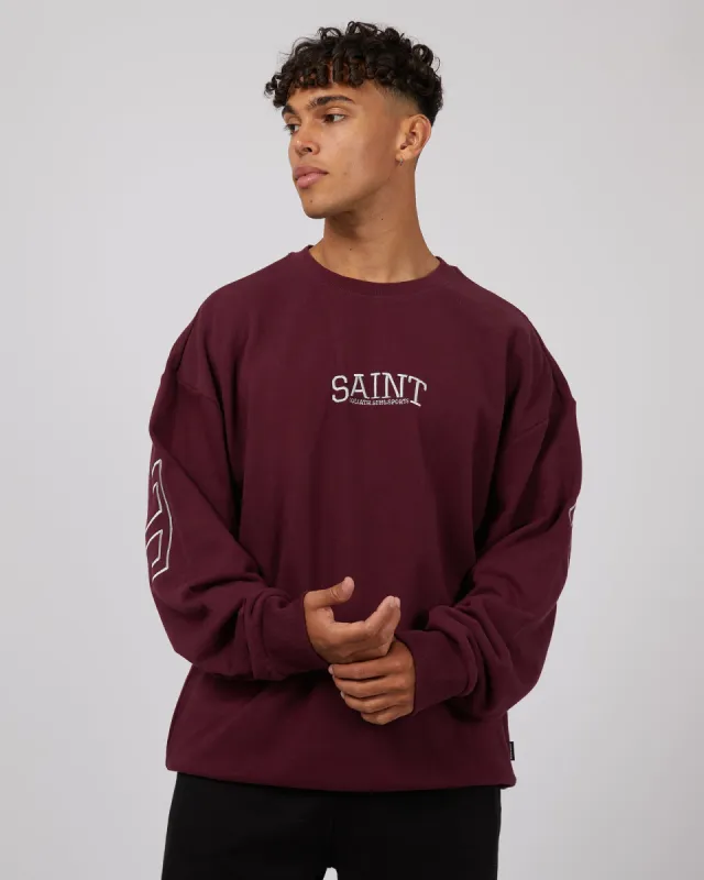 Soho Crew Burgundy sold by edge clothing