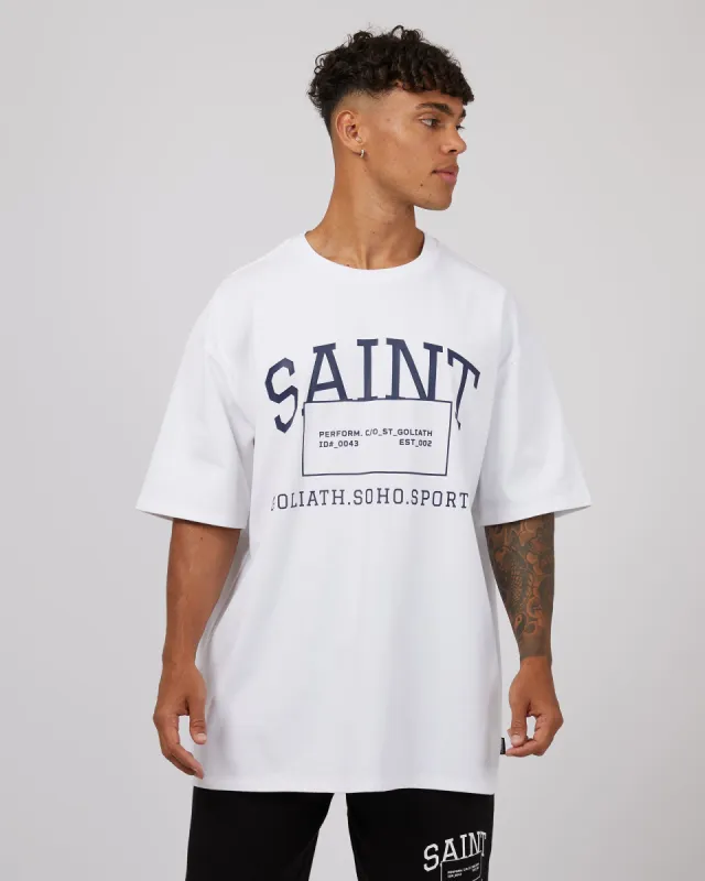 Soho Tee White sold by edge clothing