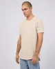 Pique Tee Chalk sold by edge clothing