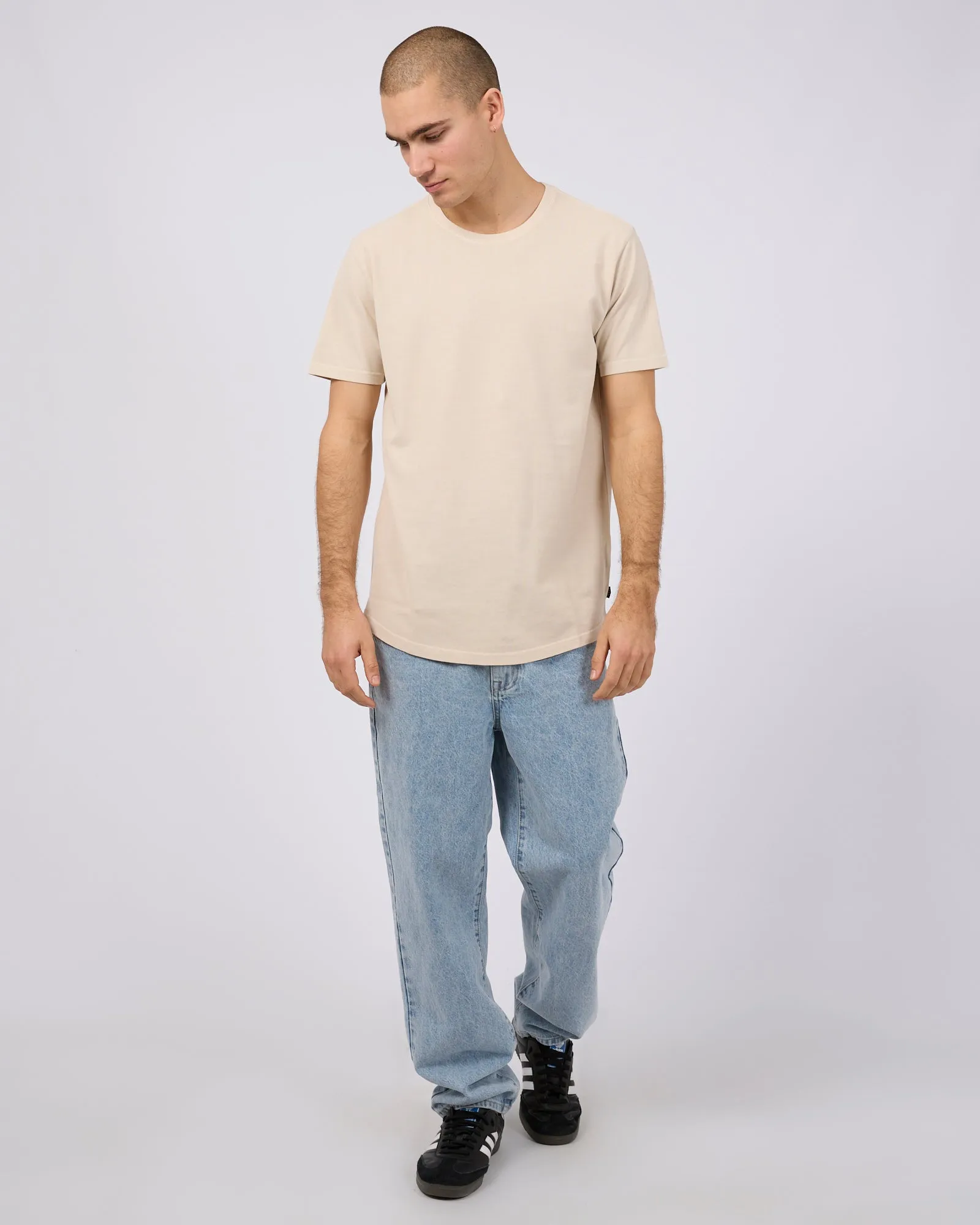 Pique Tee Chalk sold by edge clothing product image thumbnail 2