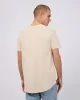 Pique Tee Chalk sold by edge clothing