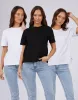 Core Tee 3 Pack Black, Snow & White sold by edge clothing