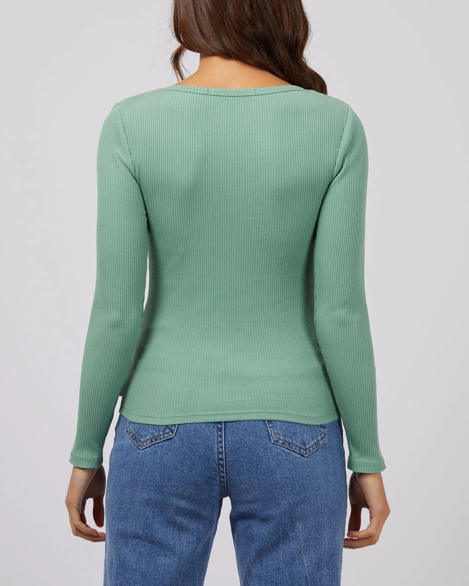 Hazel Long Sleeve Sage sold by edge clothing product image thumbnail 3