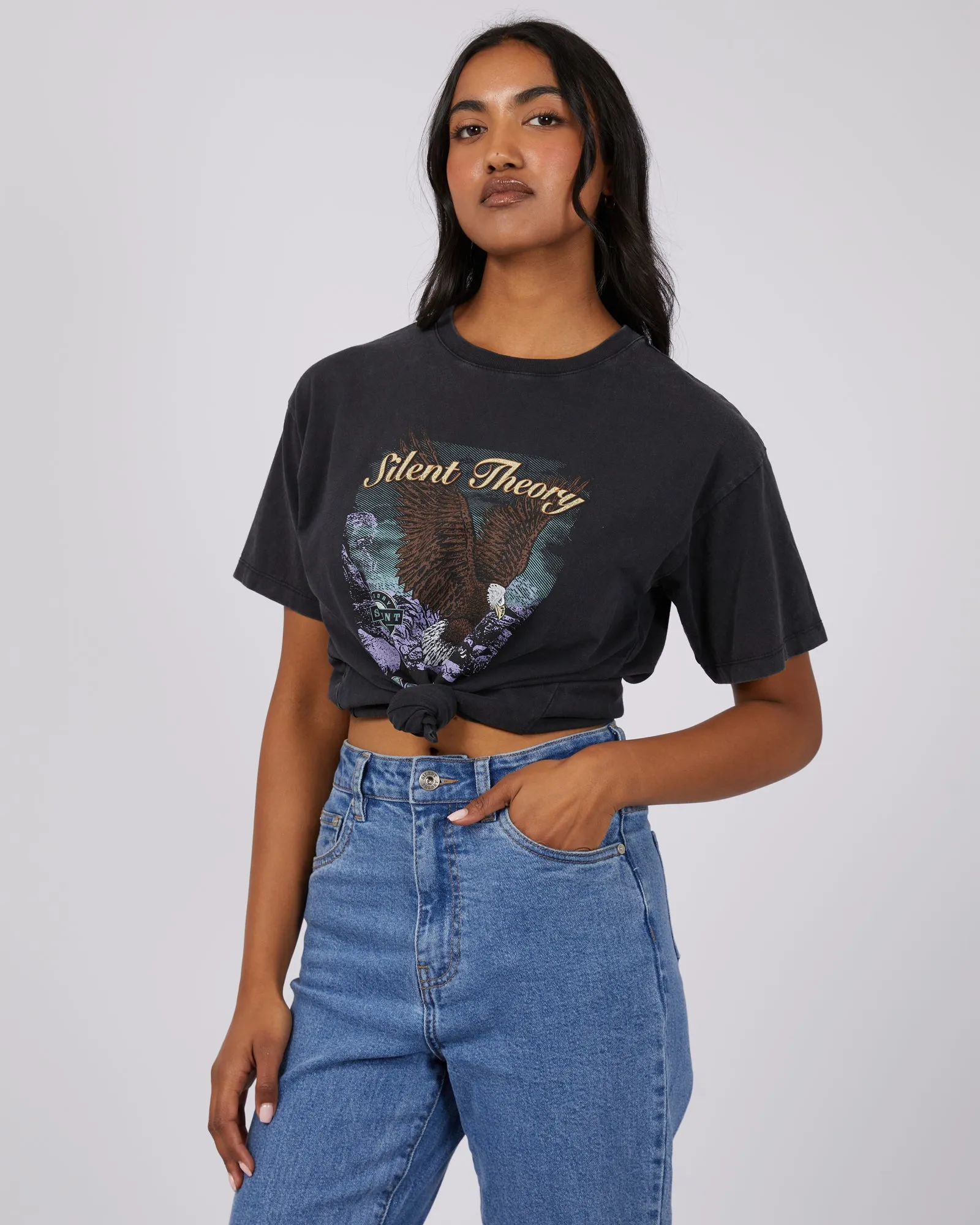 Joshua Tree Tie Tee Washed Black sold by edge clothing product image thumbnail 4