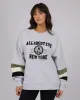 Ski Run Oversized Crew Grey Marle sold by edge clothing
