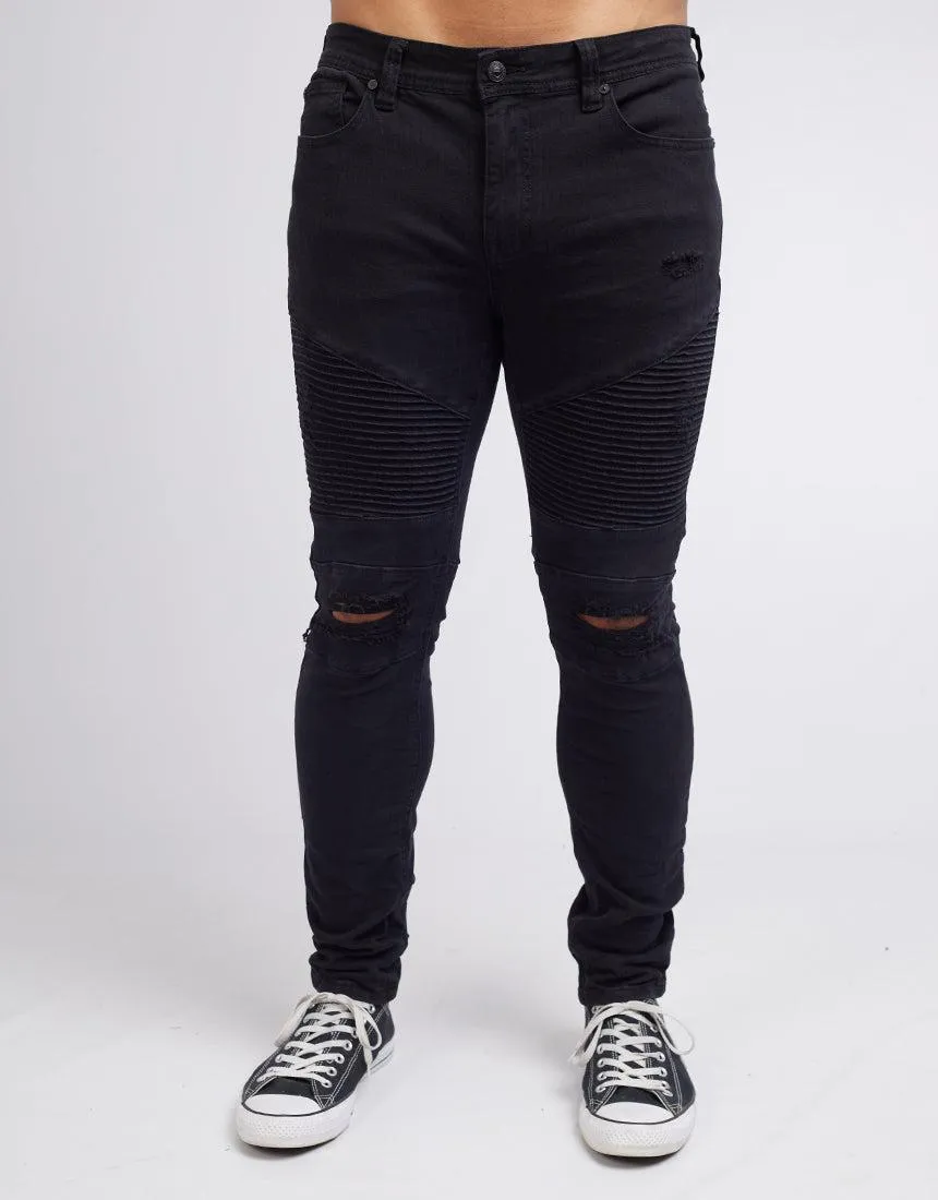Strung Out Moto Jean Black sold by edge clothing product image thumbnail 3