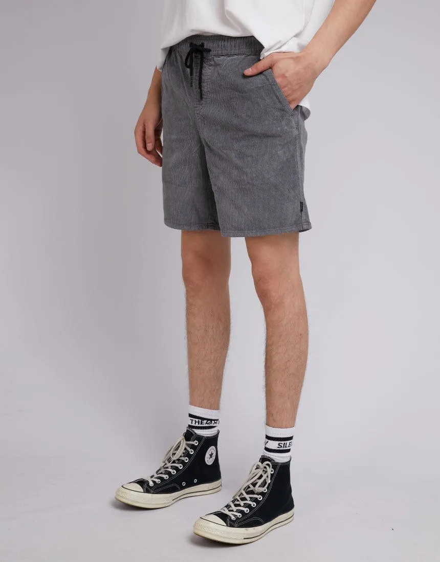 Cord Short Grey sold by edge clothing