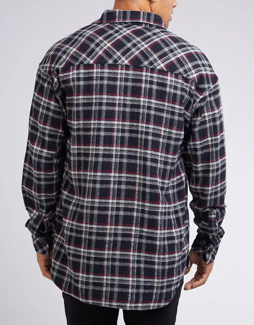 Gonz Long Sleeve Shirt Black Check sold by edge clothing product image thumbnail 3