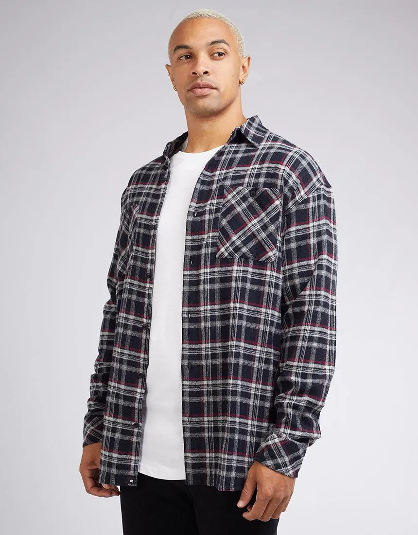 Gonz Long Sleeve Shirt Black Check sold by edge clothing product image thumbnail 4