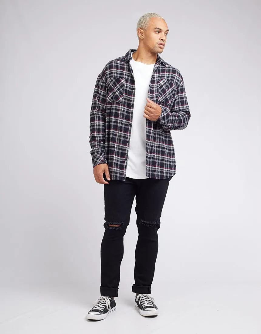 Gonz Long Sleeve Shirt Black Check sold by edge clothing product image thumbnail 2