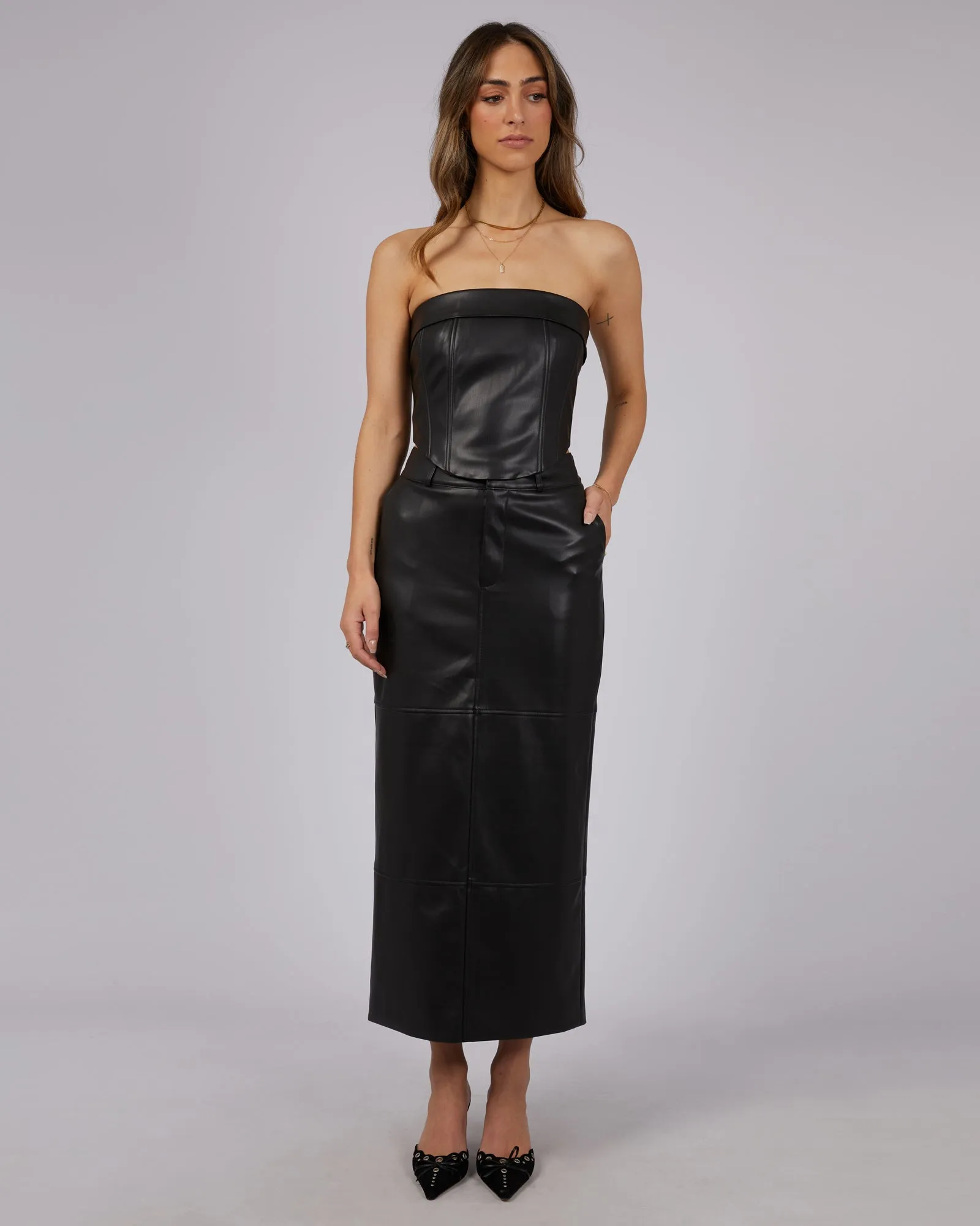 Alice Maxi Skirt Black sold by edge clothing product image thumbnail 2
