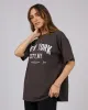 New York Tee Washed Black sold by edge clothing