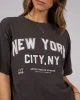 New York Tee Washed Black sold by edge clothing