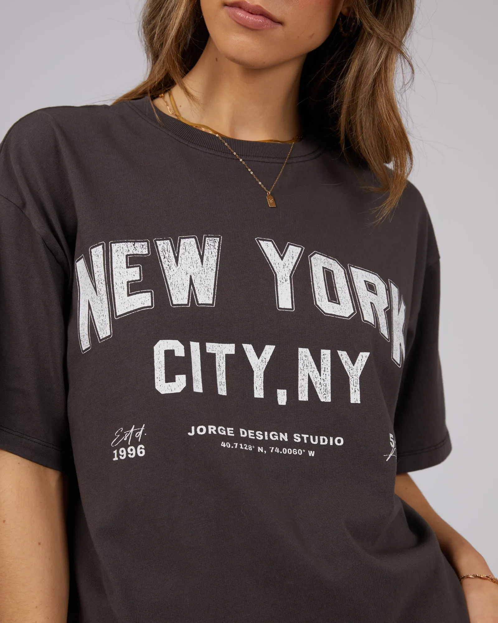 New York Tee Washed Black sold by edge clothing product image thumbnail 5