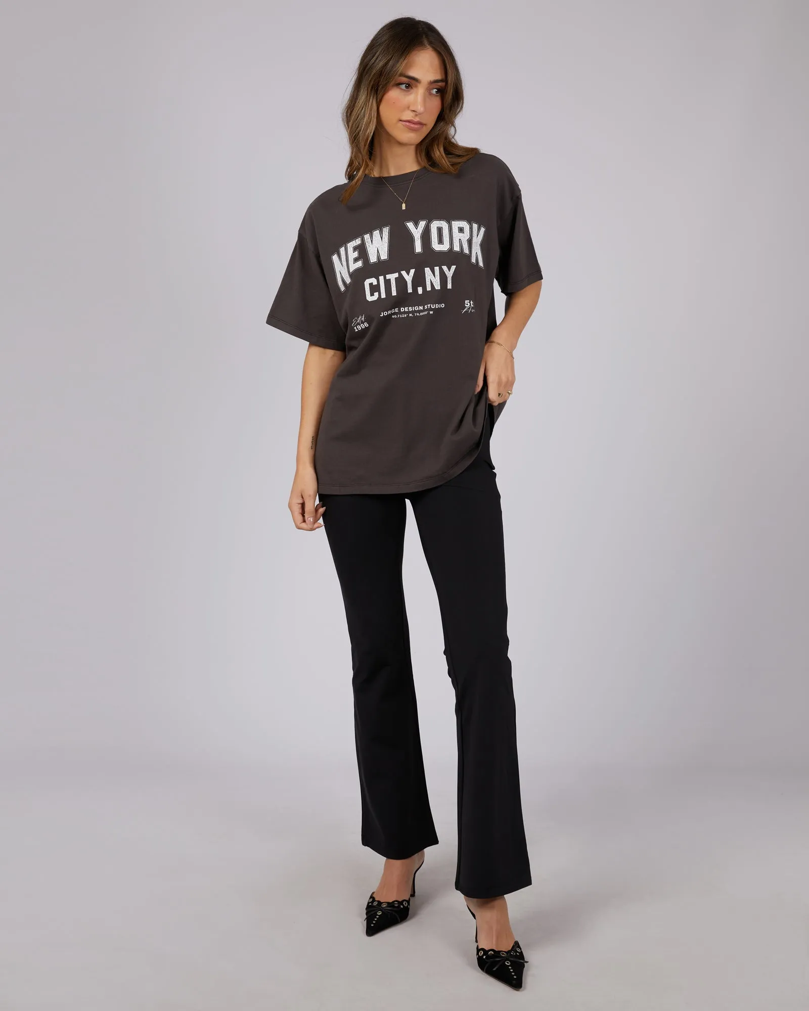 New York Tee Washed Black sold by edge clothing product image thumbnail 2
