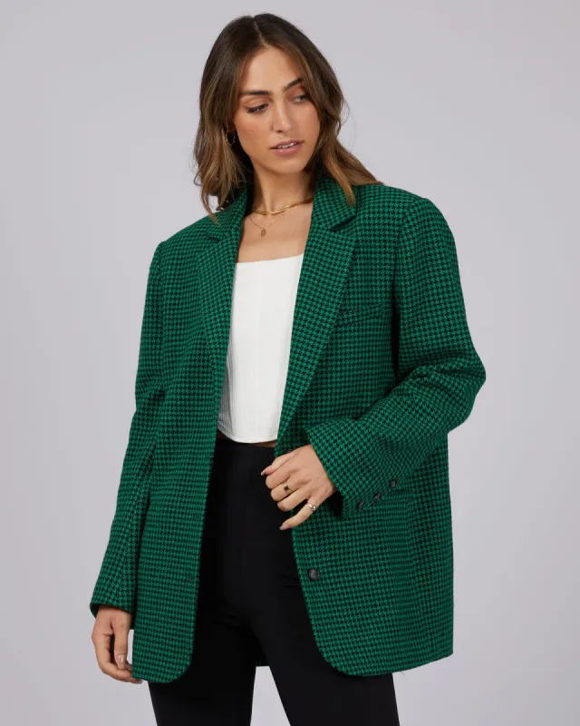 Natalie Blazer Emerald sold by edge clothing