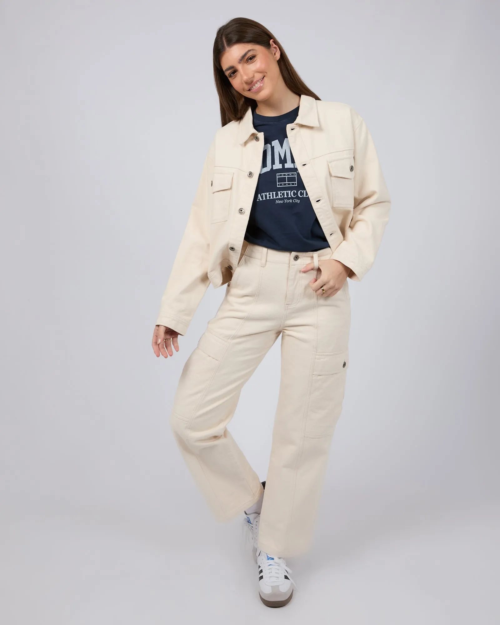 Relaxed Varsity Sport Tee Navy sold by edge clothing product image thumbnail 2