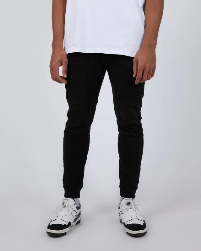 Salem Cargo Jogger Vintage Black made by edge clothing