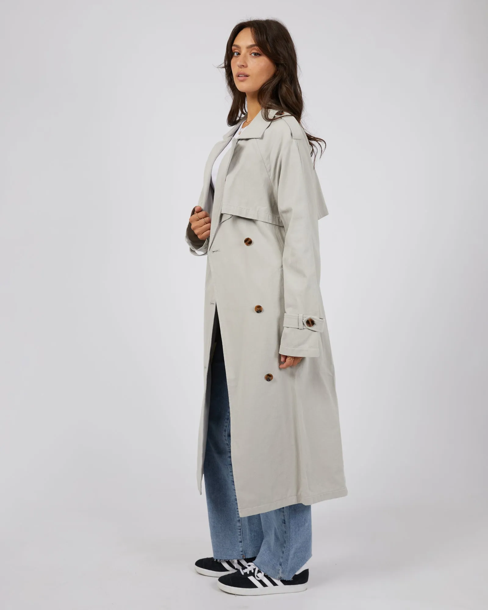 Eve Trench Coat Grey sold by edge clothing product image thumbnail 5